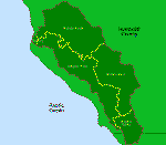 Mattole River sub-basin map